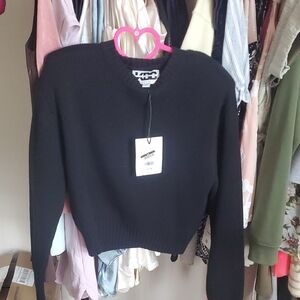 Kahlana Australia Black Sweater Rib Knit